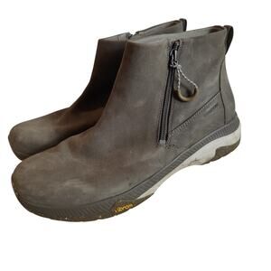 Dansko Sz 40 (US 9.5-10) Margo Waterproof Leather Ankle Boots Zip Up Winter